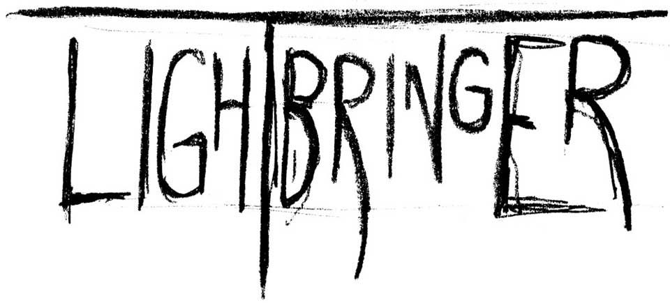 Lightbringer Sketched Logo Design